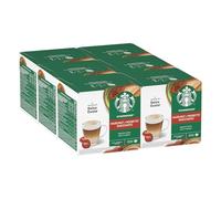 STARBUCKS Hazelnut Macchiato by NESCAFÉ Dolce Gusto, Dark Roast Coffee Capsules 6 x 12 (72 Capsules)