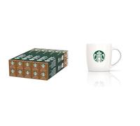 STARBUCKS House Blend by Nespresso, Medium Roast, Coffee Capsules 10 x 10 (100 Capsules) + Gift mug included
