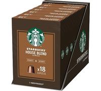 STARBUCKS House Blend by Nespresso, Medium Roast, Coffee Capsules 7 x 18 (126 Pods)