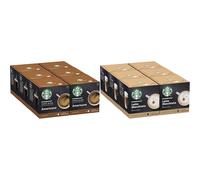 STARBUCKS House Blend & Latte Macchiato Coffee Pods, 6 x 12