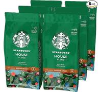 Starbucks House Blend Medium Roast Ground Coffee 200 g Bag (Pack of 6)