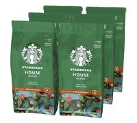 STARBUCKS House Blend, Medium Roast, Ground Coffee 200g (Pack of 6)