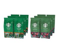 STARBUCKS House Blend, Medium Roast, Ground Coffee 200g (Pack of 6) & Caff? Verona Dark Roast Ground Coffee, 200 g (Pack of 6)