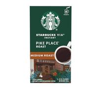 Starbucks Instant Medium Roast and Microground Coffee (Pike Place Roast) 8 - 3.3g Packets