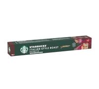 STARBUCKS Italian Style Roast by Nespresso, Dark Roast, Coffee Capsules (10 Capsules)