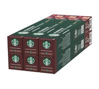 STARBUCKS Italian Style Roast by Nespresso Dark Roast Coffee Capsules 6 x 1