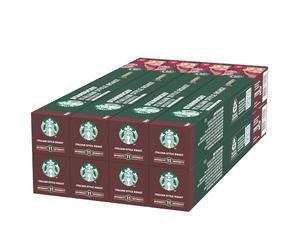 STARBUCKS Italian Style Roast By Nespresso, Dark Roast, Coffee Capsules 8 X 10 (80 Capsules)