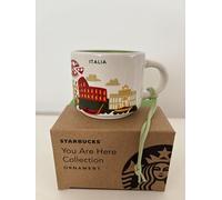 Starbucks Italy 'You Are Here' YAH Espresso Shot Coffee Ornament Mug 2oz