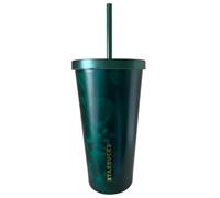 STARBUCKS Java Core Reusable Grande 16oz Cold Cup Stainless Steel Eco-Friendly Travel Tumbler