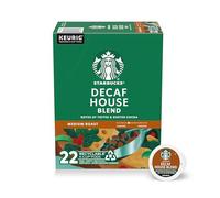 Starbucks K-Cup Coffee Pods, Decaf House Blend Medium Roast, 22 Count