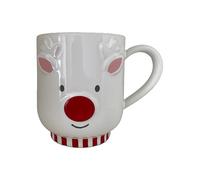 STARBUCKS Limited Edition Christmas Red Nosed Reindeer Mug