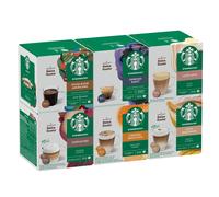 STARBUCKS Mixed Coffee Cup Variety Pack by NESCAFÉ Dolce Gusto, White and Black Coffee, Coffee Capsules 6 x 12 (72 Capsules) - Amazon Exclusive