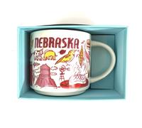 Starbucks Nebraska BEEN THERE SERIES ACROSS THE GLOBE COLLECTION Ceramic Coffee Mug 14 Fl Oz