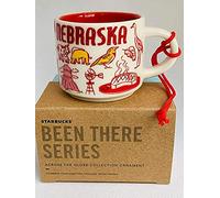 Starbucks NEBRASKA BEEN THERE SERIES ACROSS THE GLOBE COLLECTION ORNAMENT Ceramic Coffee Demitasse Mug 2 Fl Oz
