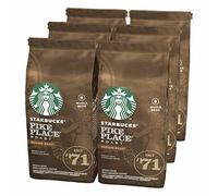 Starbucks Pike Place Roast Medium Roast Coffee Beans 200 g Bag (Pack of 6)