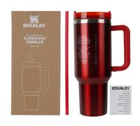 (Starbucks Red) 40oz Quencher H2.0 FlowState Stainless Steel Vacuum Insulated Tumbler with Lid and Straw for Water, Iced Tea or Coffee, Smoothie and More