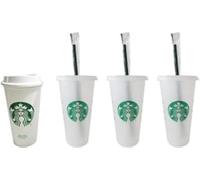 Starbucks Reusable Set: 1 - 16oz Hot Cup and 3 - 24oz Cold Cups