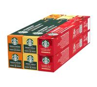 STARBUCKS Seasonal Pack by Nespresso, Blonde, Coffee Capsules 6 x 10 (60 Capsules) - Amazon Exclusive