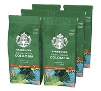 STARBUCKS Single-Origin Colombia, Medium Roast, Ground Coffee 200g (Pack Of 6)