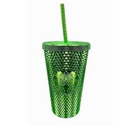 STARBUCKS Studded 2023 Tumbler with Straw, Green Metallic 16 Fl Oz
