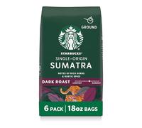 Starbucks Sumatra Dark Roast Ground Coffee, 47 ml (Pack of 6)