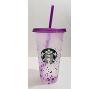 Starbucks Summer 2021 Color-Change Confetti Reusable Cold Cup (Purple)