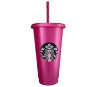 STARBUCKS Summer 2025 Pink Reusable Eco Friendly 24oz Venti Cold Cup