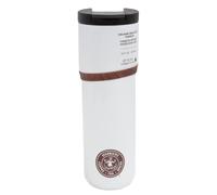 Starbucks The First Store Pike Place StainlessSteel Tumbler 16 oz White