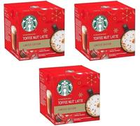 Starbucks Toffee Nut Latte by Nescafe Dolce Gusto Coffee Pods, Limited Edition (Pack Of 3 Boxes) | Sold by Bargain Hub