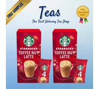 3x Starbucks Toffee Nut Latte, Pumpkin Spice & Caramel Latte Special Pack