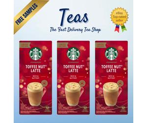 STARBUCKS TOFFEE NUT LATTE Instant Coffee | 3 x Box | 12 x Sachets | FAST UK P&P