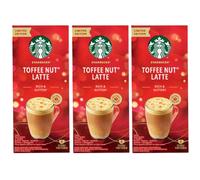 Starbucks Toffee Nut Latte Instant Coffee Rich & Buttery (Pack Of 3)