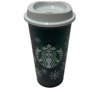 STARBUCKS Travel Winter Star Edition Tumbler Grande Medium Green Colour Changing 16oz/473ml Reusable