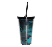 Starbucks Tumbler Cold Cup reusable Blue Wave Edition Cold Drink Cup