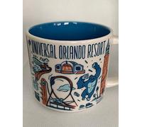 Starbucks UNIVERSAL ORLANDO RESORT BEEN THERE SERIES ACROSS THE GLOBE COLLECTION Ceramic Coffee Cup, 14 Fl Oz