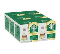 STARBUCKS Madagascar Vanilla Macchiato Coffee Pods by NESCAFÉ Dolce Gusto, 72 Flavoured Coffee Capsules (6 packs)