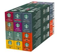 STARBUCKS Variety Pack by Nespresso 8 Flavours Coffee Capsules 12 x 10 120