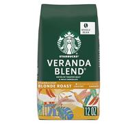 Starbucks Blonde Roast 100% Arabica Whole Bean Coffee, Veranda Blend, 12 Oz