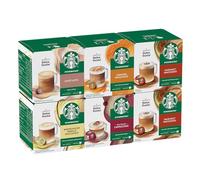 STARBUCKS White Coffee Cup Variety Pack by NESCAFÉ Dolce Gusto, Coffee Capsules 6 x 12 (72 Capsules) - Amazon Exclusive
