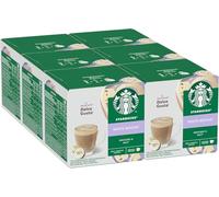 Starbucks White Mocha Coffee Pods by NESCAFÉ Dolce Gusto - Pack of 6 (72 Pods Total) Indulgent White Chocolate Mocha, Compatible with Dolce Gusto Machines