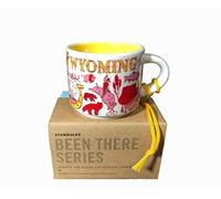 Starbucks WYOMING Been There Collection Ceramic Espresso Mug Demitasse Ornament 2oz