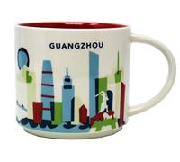 Starbucks You Are Here Series Guangzhou Ceramic Mug, 14 Oz