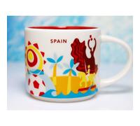 Starbucks Spain You Are Here Yah Collection Coffee Mug White
