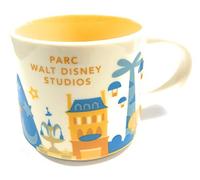 STARBUCKS You Are Here' Yah City Mug - Parc Walt Disney Studios - Paris - Limited Edition. 14Oz White
