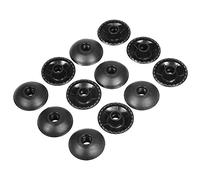 Starbun Hiking Protector - 54mm Black Round Replacement Hiking Snow Ski Mud Basket Pole Tip Trekking Pole Cap Stick Cap Cover Protector Outdoor Hiking(12pcs/pack)