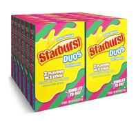 Starburst Duos Singles To Go Powdered Drink Mix, Strawberry Watermelon, 12 Boxes with 6 Packets Each - 72 Total Servings, Sugar-Free Drink Powder, Just Add Water, 6 Count (Pack of 12)