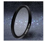 Starburst Effect Filter 52mm for Photography Cameras and Cell Phones - 4-6-8 Starlight Mirror with Line Effects (4 lines)