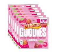 STARBURST GOODIES FaveREDS Plant-Based Low Sugar Candy Fruit Gummy Candies, 1.8 Oz Bags (Pack of 12)