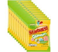 STARBURST Gummies Sours Gummy Candy, 5 oz Bag (Pack of 12)