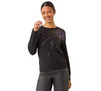 Starburst Hotfix Embellished Jumper Roman Black 20